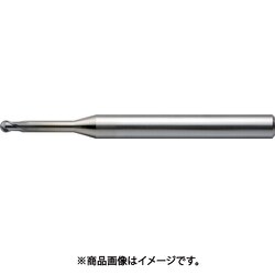HMWCOAT2枚刃ロングネックボールエンドミルHWLB ボール半径R0.25×有効長6×刃長0.4×首径0.49×全長45 HWLB2005-060