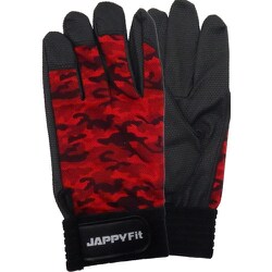 作業用手袋赤迷彩 JPF-178MR-L