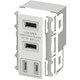 AC一体型USBコンセント USB-R3702W-JP