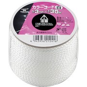カラーコード 白 ボビン巻3mm×30m 22-1241