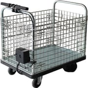 電動アシスト台車 アシスター カゴ台車 W900XD600 DA-BW-AST