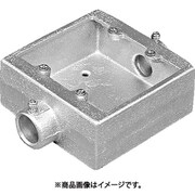 ねじ無し角型BOX2個用直通 TCS2225