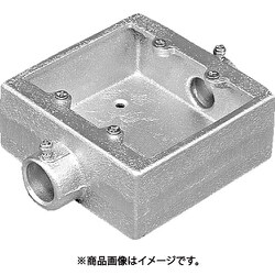 ねじ無角2個用直通 溶融亜鉛 TCS22Z16