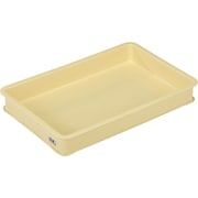 食品用コンテナ 621555 パンコンテナー大型浅抗菌アイボリーマーク入り PANLLIM