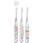 TBCR5T [歯ブラシ やわかめ こども 園児 クリア歯ブラシ 3本セット 14.5cm ギャビーのドールハウス]