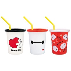 SIH3ST [ストロー付タンブラー 320ml×3個セット ベイマックス]