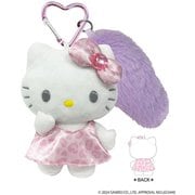 KT01-07 サンリオキャラクターズ しっぽ付きマスコットキーホルダー ハローキティ ヒョウ ピンク