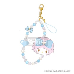 MP09-02 サンリオキャラクターズ ぬいぐるみ付きフォンストラップ マイスウィートピアノ ブルー