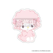 MP11-01 サンリオキャラクターズ もふもふ刺繍ステッカー マイスウィートピアノ ピンク