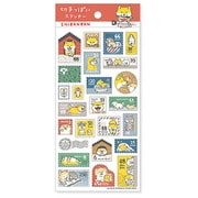 切手っぽいステッカー しばんばん 81750