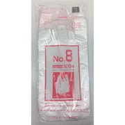 レジ袋NO.8 無着色 半透明 100枚入 NP-8