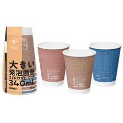 大きい発泡断熱 ストロングカップ 340ml 6枚入 C3406NOT