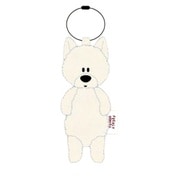 603-1703 FREALY HOMIES バッグチャーム サモエド/シエル