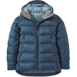 ニュートリノプロフーディーウィメンズ レディース ダウンウェア テンペストブルー サイズ10 QDB-86