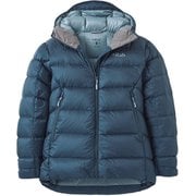 ニュートリノプロフーディーウィメンズ レディース ダウンウェア テンペストブルー サイズ10 QDB-86