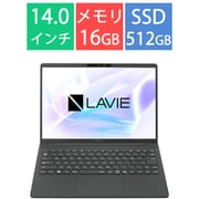 ノートパソコン/LAVIE N14 Slim/14型/Ryzen 5 8640U/メモリ 16GB/SSD 512GB/Windows 11 home/Microsoft 365 Basic＋Office Home＆Business 2024/フロストブラック PC-N145DKAB