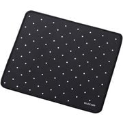 マウスパッド 布製 撥水 高耐久 ほつれにくい 滑り止め 抗菌 光学式/レーザー/BlueLED対応 クッション性 ブラック×ホワイト MP-LMWDBK