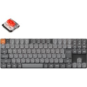 K1 Max QMK/VIA ワイヤレス カスタム・メカニカルキーボード - White LED - JIS配列(かな印字なし)(テンキーレス) / Gateronロープロファイル2.0メカニカルスイッチ赤軸 / PBTダブルショットキーキャップ K1M-A1V-JIS