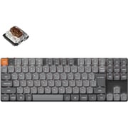 K1 Max QMK/VIA ワイヤレス カスタム・メカニカルキーボード - White LED - JIS配列(かな印字なし)(テンキーレス) / Gateronロープロファイル2.0メカニカルスイッチ茶軸 / PBTダブルショットキーキャップ K1M-A3V-JIS
