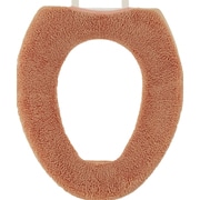 SELECT JUST FIT COTTON トイレ便座カバー O型 テラコッタ YNO-257
