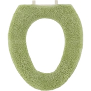 SELECT JUST FIT COTTON トイレ便座カバー O型 ピスタチオ YNO-257