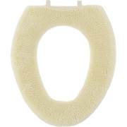SELECT JUST FIT COTTON トイレ便座カバー O型 エクリュ YNO-257