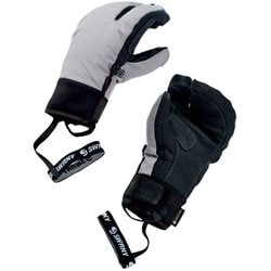 Alpine Sure Grip 3D 3finger グローブ GRY Mサイズ TR-808