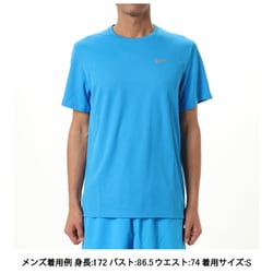 Dri-FIT UV マイラーショートスリーブトップ メンズ ランニングウェア シャツ ブルーヒーロー（446） Mサイズ DV9316
