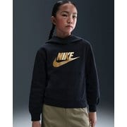 スポーツウェアクラブフリース キッズ トップス 長袖 ブラック/メタリックゴールド（010） 130サイズ IH2874