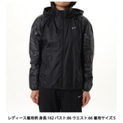 テンポ REPEL フラッシュジャケット レディース ランニングウェア ジャケット ブラック/リフレクティブシルバー(010) Sサイズ HV2986