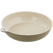フライパン グリルパン 24cm IH ガス火対応 セラミック グレージュ LV-0364