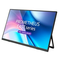 モバイルモニター/PROMETHEUS CAST/23.8型/フルHD（1920×1080）/IPSパネル/ノングレア/100Hz/HDMI USB-C/スピーカー内蔵/ワイヤレス接続 UQ-PM238CST-Q