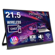 モバイルモニター/PROMETHEUS CAST/21.5型/フルHD（1920×1080）/VAパネル/ノングレア/100Hz/HDMI USB-C/スピーカー内蔵/ワイヤレス接続 UQ-PM215CST-Q