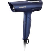 ハイスピードヘアドライヤー MONSTER（モンスター）シングルファン BLDCモーター搭載 3段階風量調節 温冷自動切替モード マイナスイオン スリットノズル付属 ネイビー KHD-M805/A