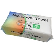 マイクロファイバーウエス 20×20cm 20枚入パック 1020