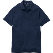 7325-51 半袖ポロシャツ(胸ポケット付き) ネイビー L 7325-51-1-L