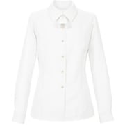 ブラウス シャツ レディース 長袖 オフホワイト 17号 BL-444-A1-17