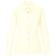 ブラウス シャツ レディース 長袖 イエロー 15号 BL-444-G1-15