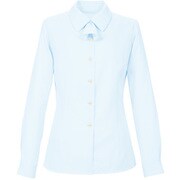 ブラウス シャツ レディース 長袖 ブルー 7号 BL-444-K1-07