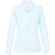 ブラウス シャツ レディース 長袖 ブルー 9号 BL-444-K1-09