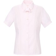 ブラウス シャツ レディース 半袖 ピンク 5号 BL-445-D1-05