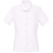 ブラウス シャツ レディース 半袖 ラベンダー 19号 BL-445-J1-19