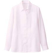 ブラウス シャツ レディース 開襟 長袖 ピンク 9号 GBLL-1251-D1-09