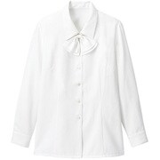 ブラウス シャツ レディース 長袖 ホワイト 9号 GBLL-1452-A6-09