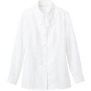 ブラウス シャツ レディース 長袖 ホワイト 5号 GBLL-1565-A1-05