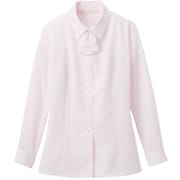 ブラウス シャツ レディース 長袖 ピンク 17号 GBLL-1565-D1-17