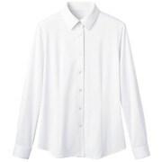 ブラウス シャツ レディース 長袖 ホワイト 9号 GBLL-1664-A6-09