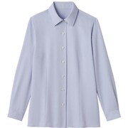 ブラウス シャツ レディース 長袖 ブルー 7号 GBLL-1868-K1-07