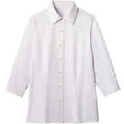 ブラウス シャツ レディース 七分袖 ホワイト 13号 GBLL-1869-A1-13