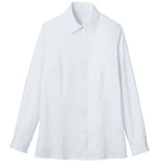 ブラウス シャツ レディース 長袖 ホワイト 13号 GBLL-1918-A1-13